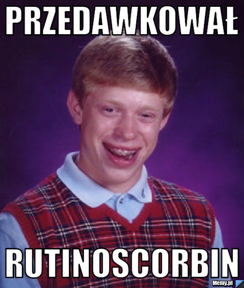 PRZEDAWKOWAŁ RUTINOSCORBIN
