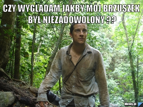 Czy wyglądam jakby mój brzuszek był niezadowolony ?? 