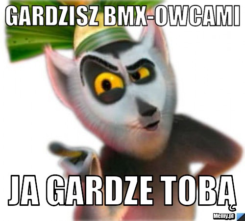 Gardzisz BMX-owcami ja gardze tobą
