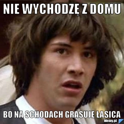 Nie wychodzę z domu bo na schodach grasuje łasica