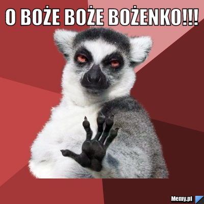 O BOŻE BOŻE BOŻENKO!!! 