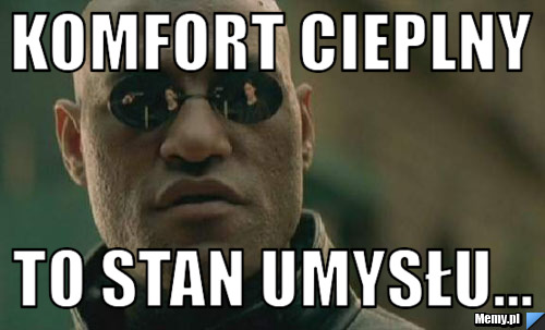KOMFORT CIEPLNY TO STAN UMYSŁU...