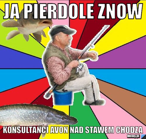 Ja pierdole znow konsultanci Avon nad stawem chodza