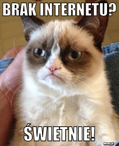 Brak Internetu? Świetnie!
