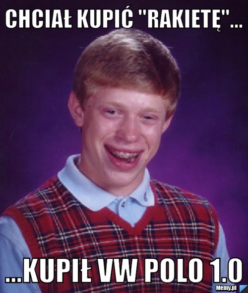 Chciał kupić "rakietę"... ...Kupił VW POLO 1.0