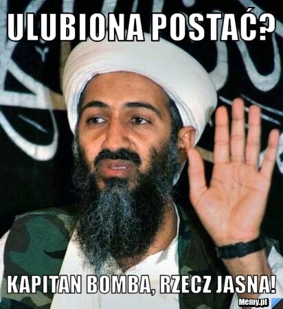 Ulubiona postać? Kapitan bomba, rzecz jasna!