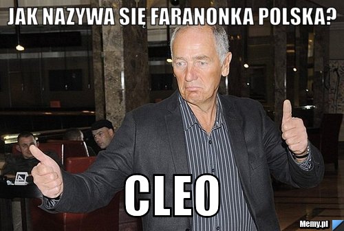 Jak nazywa się faranonka polska? cleo