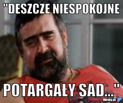 "deszcze niespokojne potargały sad..."