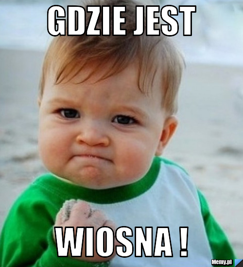 Gdzie jest  WIOSNA !