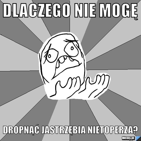 Dlaczego nie mogę dropnąć jastrzębia nietoperza?