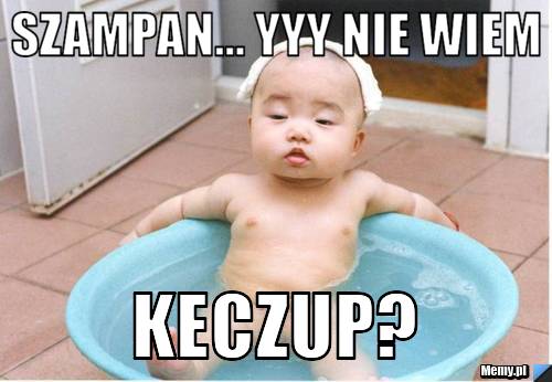 Szampan... yyy nie wiem keczup?
