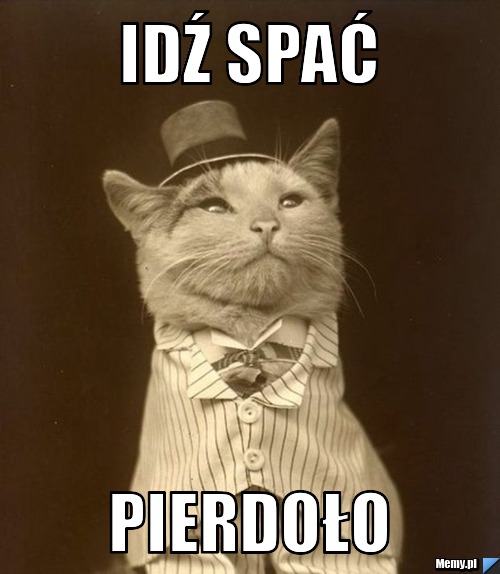 Idź spać  Pierdoło 