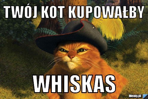Tw&oacute;j kot kupowałby Whiskas