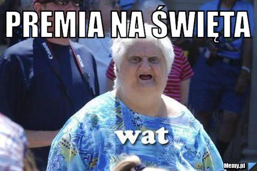 Premia na święta 