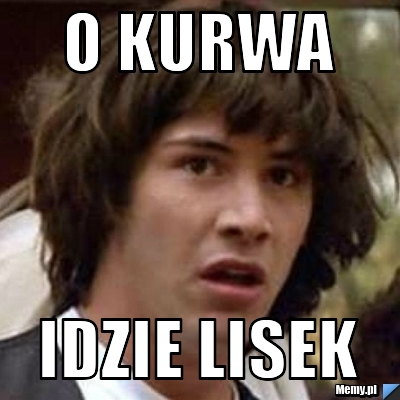 O kurwa Idzie lisek 
