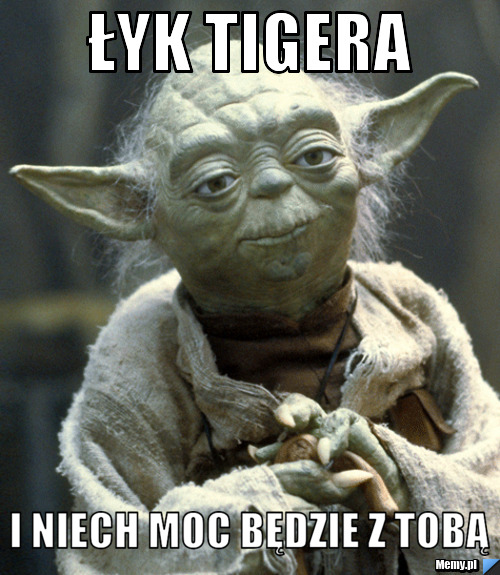 łyk tigera i niech moc będzie z Tobą