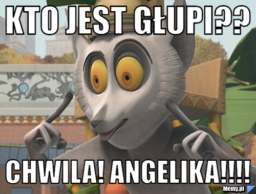 Kto jest głupi??  Chwila! ANGELIKa!!!!