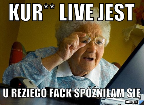 Kur** live jest u Reziego fack spóźniłam się 