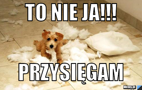 To nie ja!!!  przysięgam 