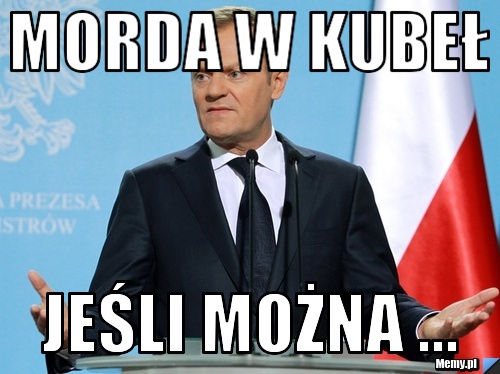 Morda w kubeł jeśli można ...