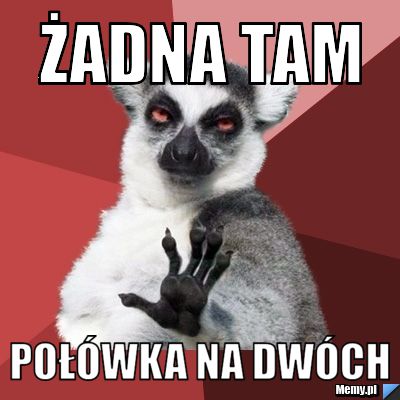 żadna tam  połówka na dwóch