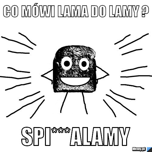 Co mówi lama do lamy ? Spi***alamy