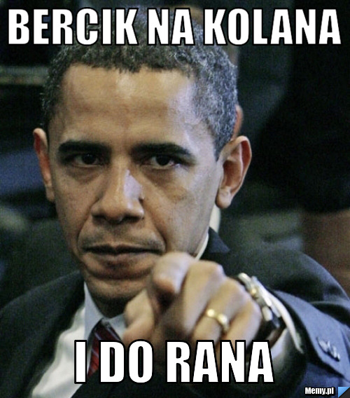 Bercik na kolana I do rana