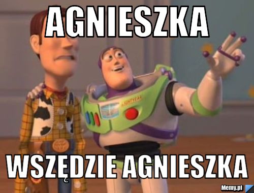 AGNIESZKA WSZĘDZIE AGNIESZKA 