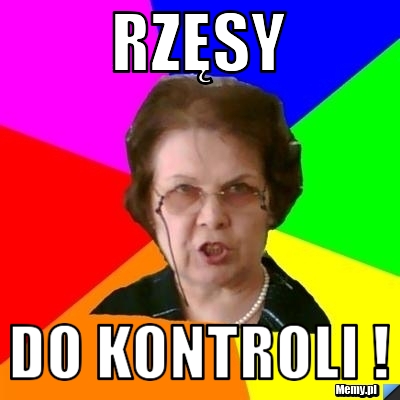 Rzęsy Do kontroli !