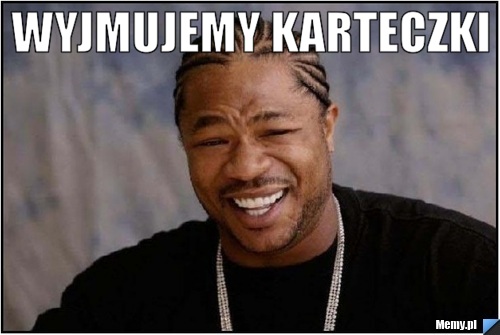 Wyjmujemy karteczki 
