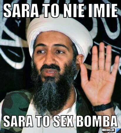 Sara to nie imie Sara to sex bomba