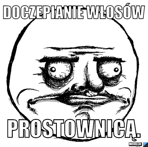 Doczepianie włosów prostownicą.