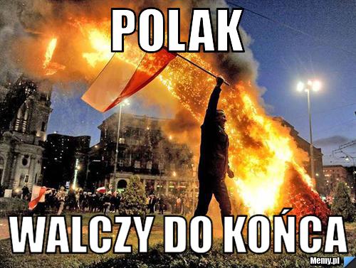 Polak walczy do końca