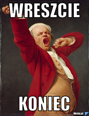 Wreszcie  koniec