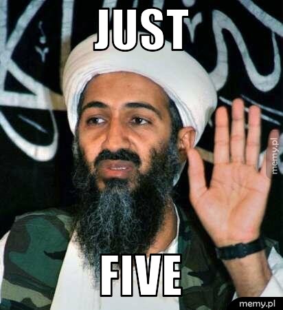 Just five