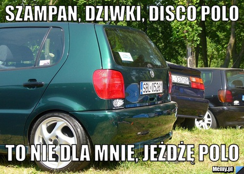 SZAMPAN, DZIWKI, DISCO POLO TO NIE DLA MNIE, JEŻDŻĘ POLO
