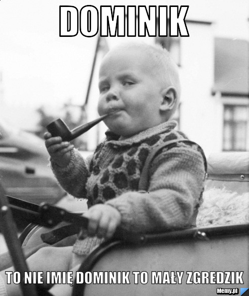 Dominik to nie imię dominik to mały zgredzik