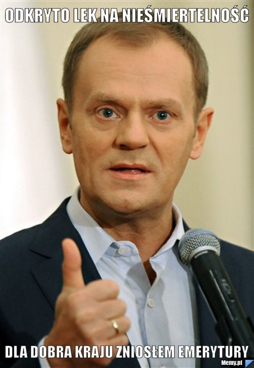 Odkryto lek na nieśmiertelność dla dobra kraju zniosłem emerytury
