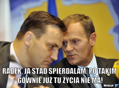  Radek, ja stąd spierdalam. Po takim g&oacute;wnie już tu życia nie ma!