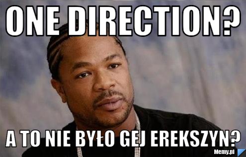 One direction? a to nie było gej erekszyn?