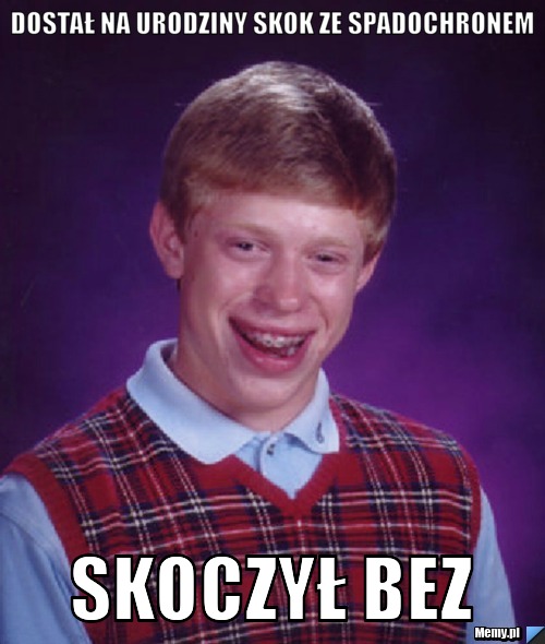 Dostał na urodziny skok ze spadochronem skoczył bez 