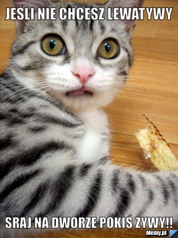 Jeśli nie chcesz lewatywy sraj na dworze pókiś żywy!!
