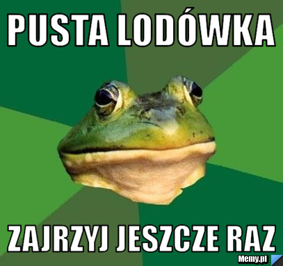 Pusta lod&oacute;wka Zajrzyj jeszcze raz