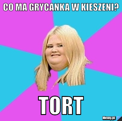 Co ma grycanka w Kieszeni? Tort