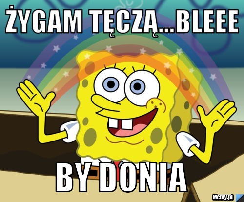 Żygam tęczą...Bleee by donia 