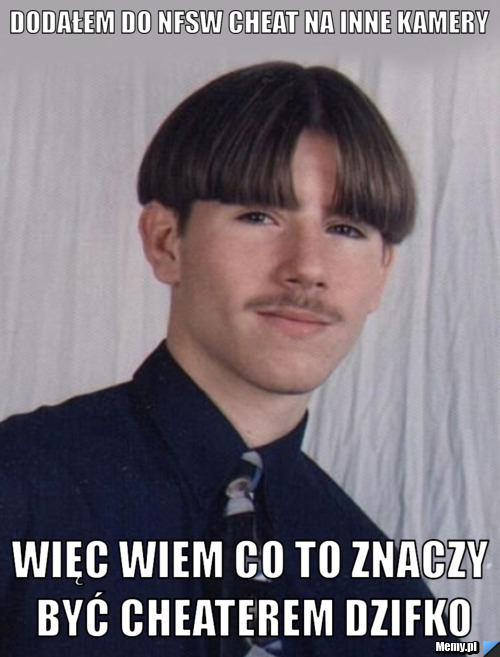 Dodałem do NFSW cheat na inne kamery więc wiem co to znaczy być cheaterem dzifko