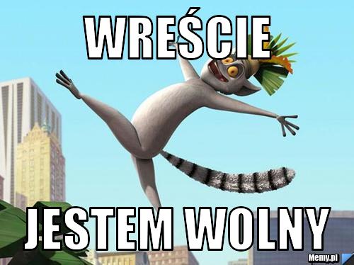 WREŚCIE JESTEM WOLNY