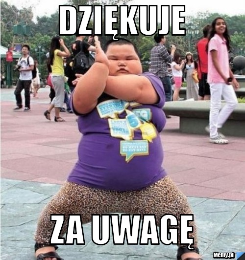 Dziękuje  za uwagę