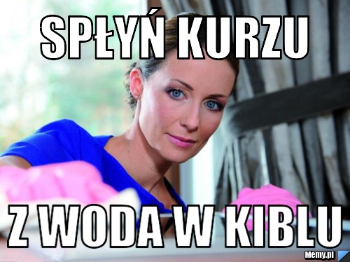 Spłyń kurzu z woda w kiblu