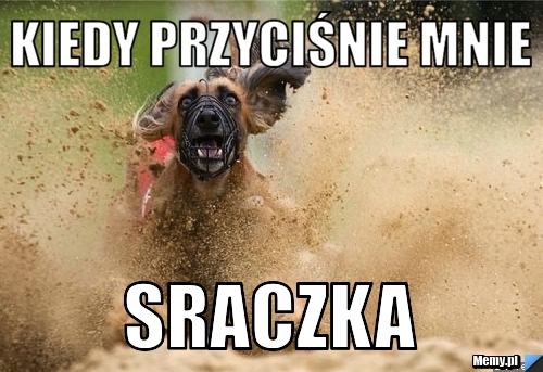 Kiedy przyciśnie mnie sraczka